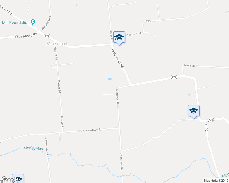 map of restaurants, bars, coffee shops, grocery stores, and more near 236 North Harvest Road in Ronks
