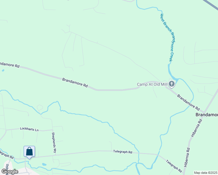 map of restaurants, bars, coffee shops, grocery stores, and more near 207 Brandamore Road in Honey Brook