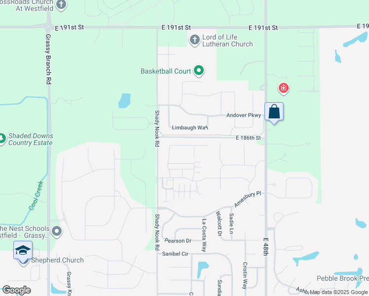 map of restaurants, bars, coffee shops, grocery stores, and more near 4201 East 186th Street in Noblesville