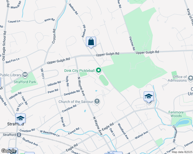 map of restaurants, bars, coffee shops, grocery stores, and more near 171 Old Forge Crossing in Devon