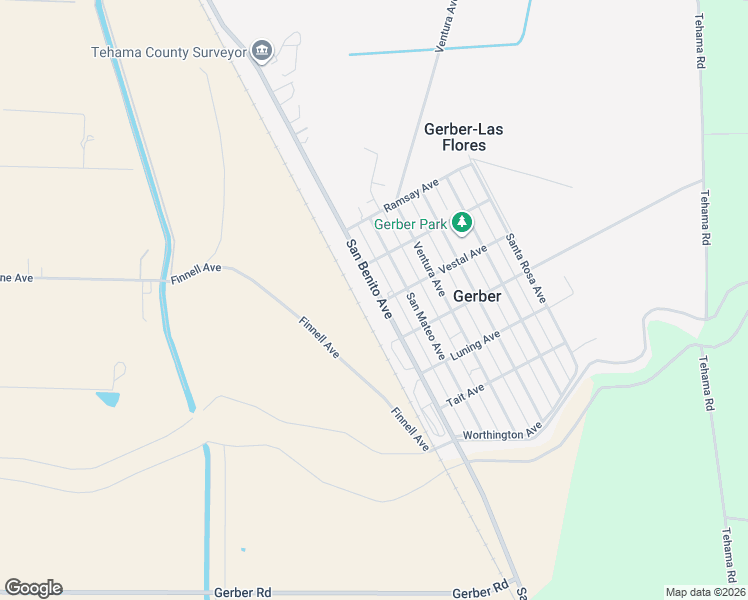 map of restaurants, bars, coffee shops, grocery stores, and more near 500 San Benito Avenue in Gerber-Las Flores