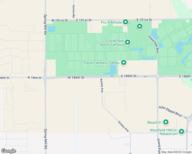 map of restaurants, bars, coffee shops, grocery stores, and more near 0 West 186th Street in Westfield