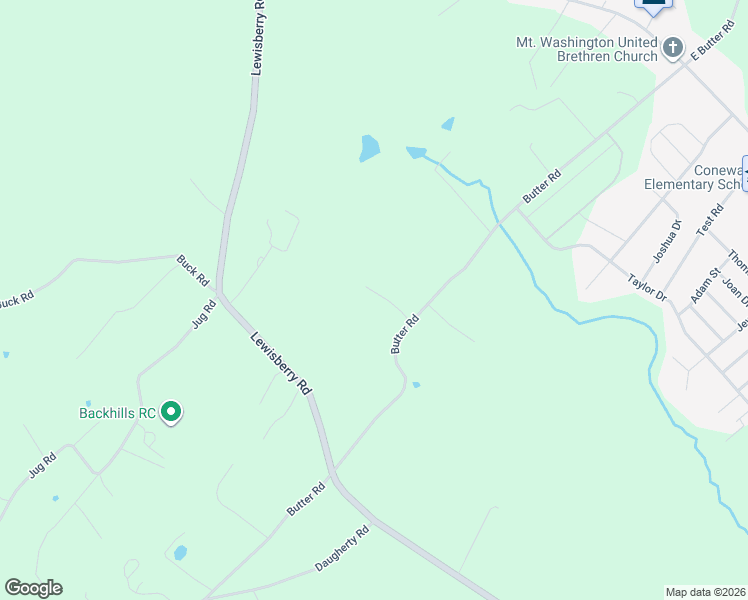 map of restaurants, bars, coffee shops, grocery stores, and more near 205 Butter Road in York