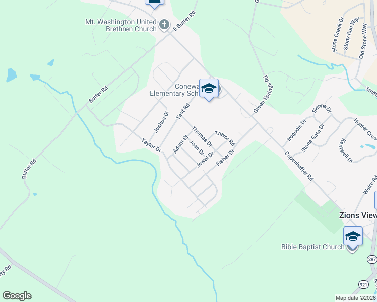 map of restaurants, bars, coffee shops, grocery stores, and more near 65 Adam Street in York