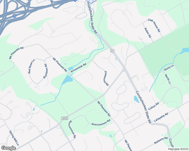 map of restaurants, bars, coffee shops, grocery stores, and more near 1240 Lakemont Road in Villanova