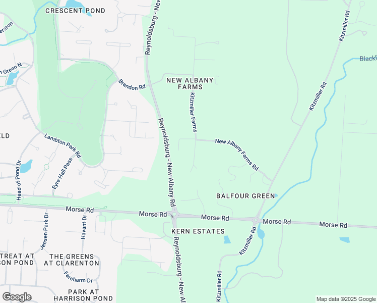map of restaurants, bars, coffee shops, grocery stores, and more near 8 New Albany Farms Road in New Albany