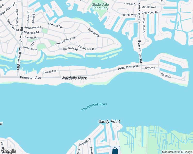 map of restaurants, bars, coffee shops, grocery stores, and more near 637 Princeton Avenue in Brick Township