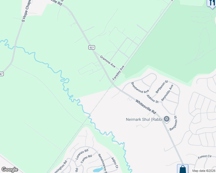 map of restaurants, bars, coffee shops, grocery stores, and more near 534 Whitesville Road in Jackson Township