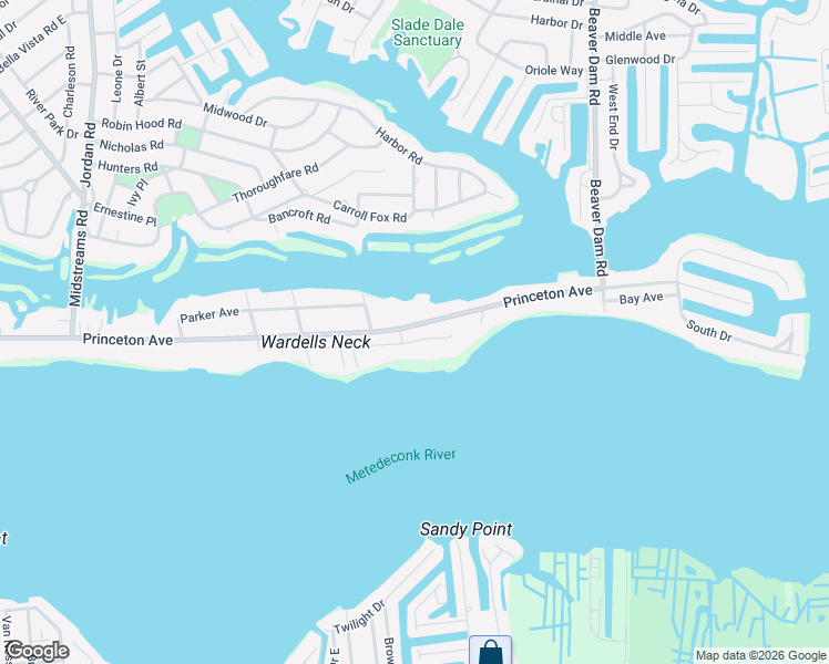 map of restaurants, bars, coffee shops, grocery stores, and more near 637 Princeton Avenue in Brick Township