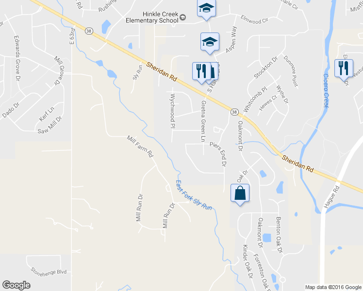 map of restaurants, bars, coffee shops, grocery stores, and more near 6819 Harbor Woods Overlook in Noblesville