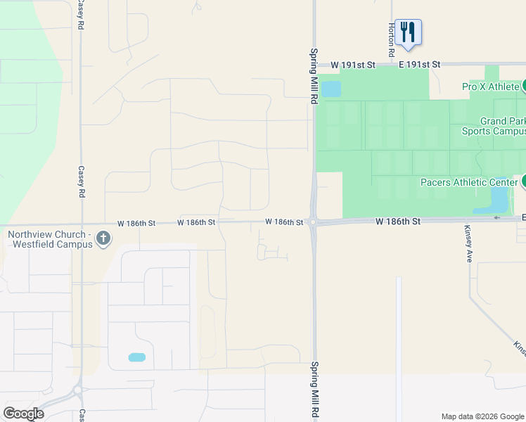 map of restaurants, bars, coffee shops, grocery stores, and more near 570 West 186th Street in Westfield
