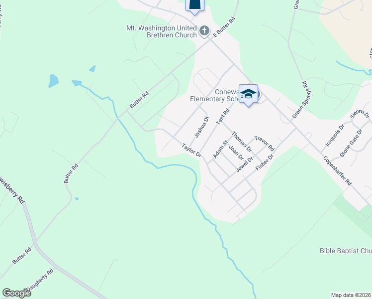 map of restaurants, bars, coffee shops, grocery stores, and more near 230 Taylor Dr in York