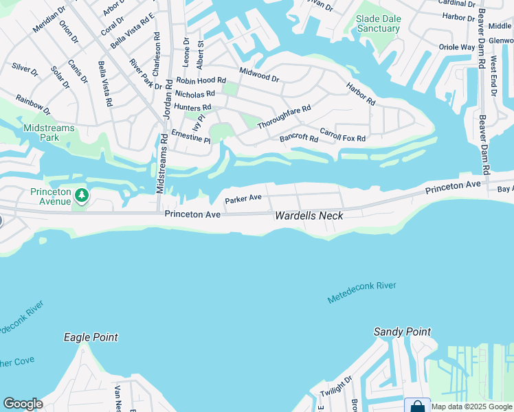 map of restaurants, bars, coffee shops, grocery stores, and more near 552 Princeton Avenue in Brick Township