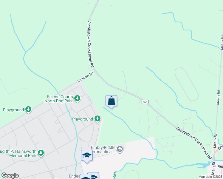 map of restaurants, bars, coffee shops, grocery stores, and more near 298 County Route 665 in Wrightstown
