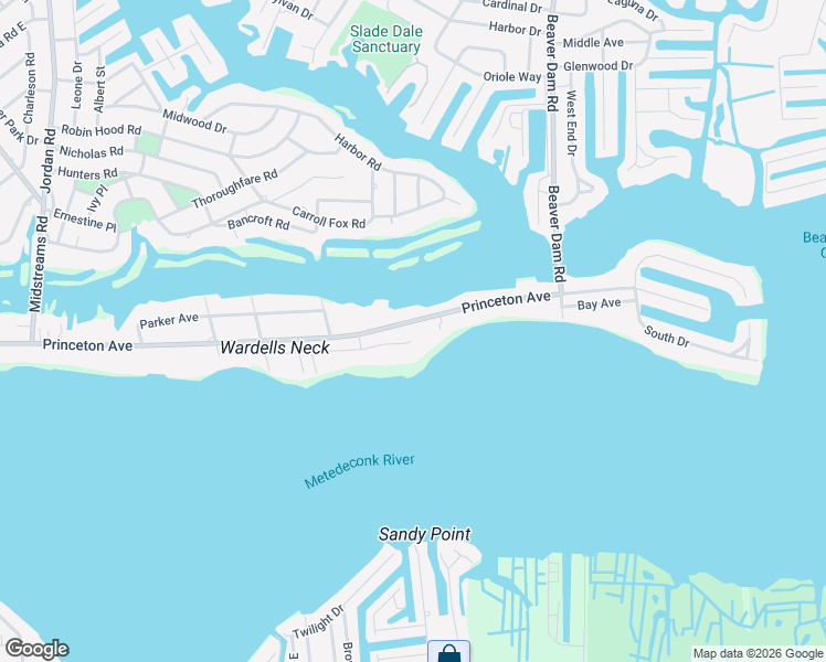 map of restaurants, bars, coffee shops, grocery stores, and more near 657 Princeton Avenue in Brick Township