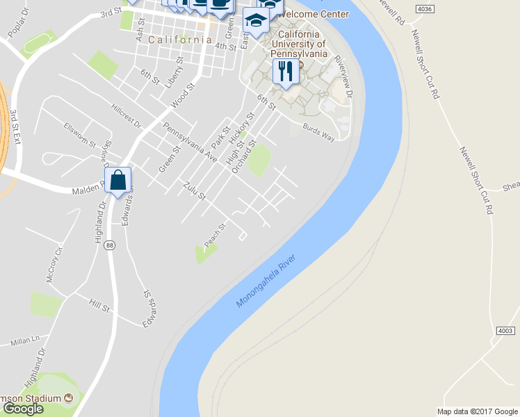map of restaurants, bars, coffee shops, grocery stores, and more near 1022 Cross Street in California