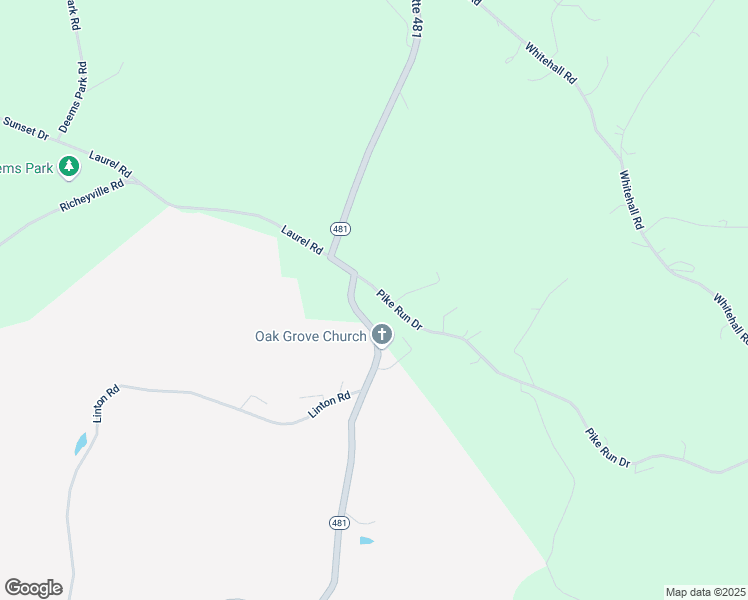 map of restaurants, bars, coffee shops, grocery stores, and more near 63 Walnut Road in Washington County