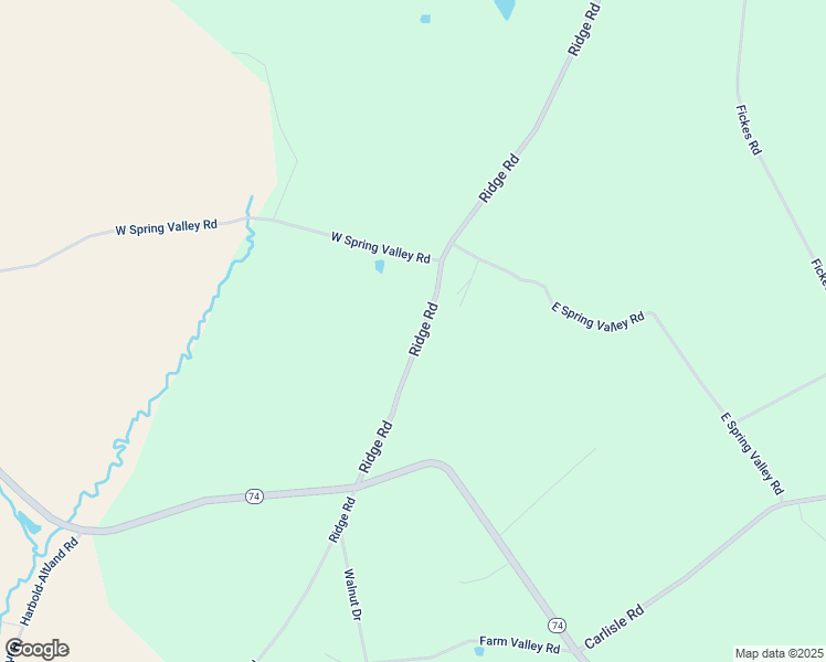 map of restaurants, bars, coffee shops, grocery stores, and more near 1415 Ridge Road in Wellsville