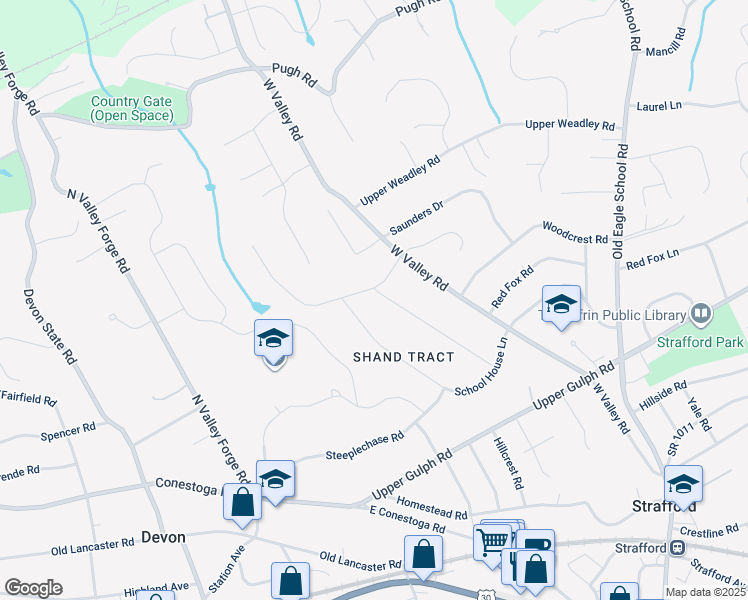 map of restaurants, bars, coffee shops, grocery stores, and more near 492 Glenwyth Road in Wayne