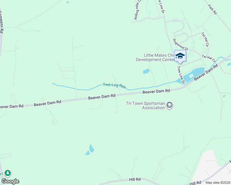 map of restaurants, bars, coffee shops, grocery stores, and more near 1407 Beaver Dam Road in Honey Brook