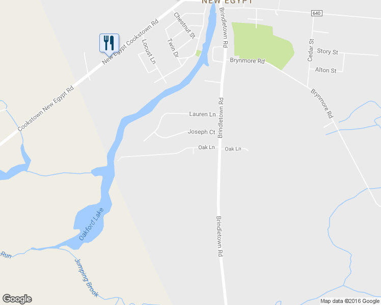 map of restaurants, bars, coffee shops, grocery stores, and more near 2 Honeybee Drive in Plumsted Township