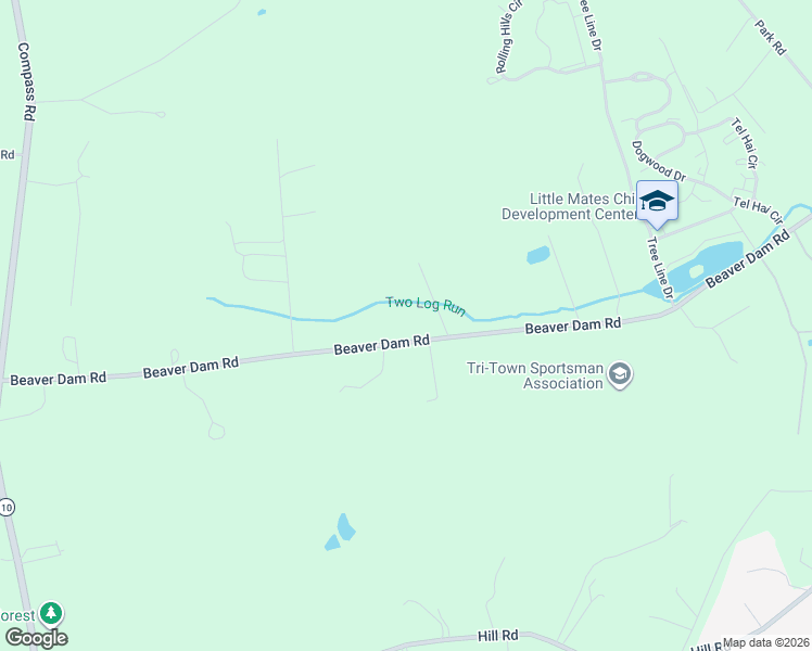 map of restaurants, bars, coffee shops, grocery stores, and more near 1407 Beaver Dam Road in Honey Brook