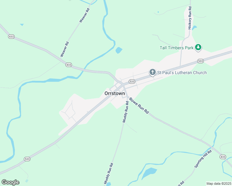 map of restaurants, bars, coffee shops, grocery stores, and more near in Orrstown