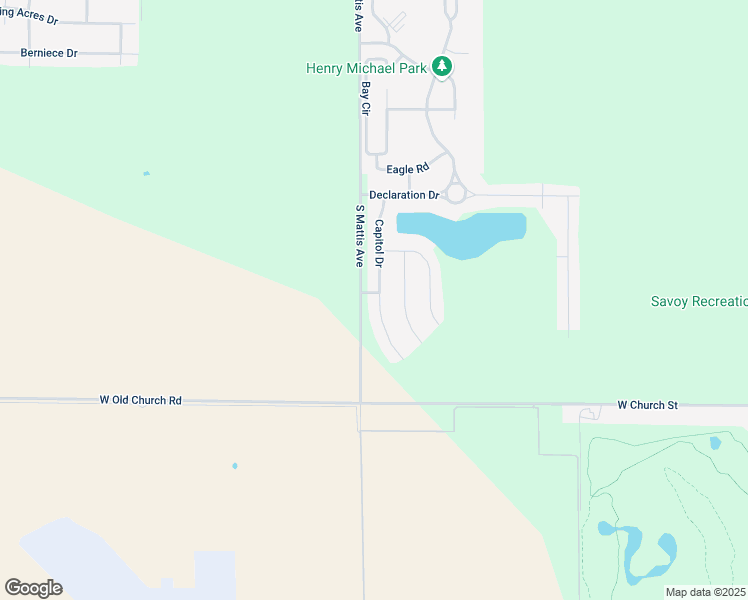 map of restaurants, bars, coffee shops, grocery stores, and more near 306 Capitol Drive in Savoy