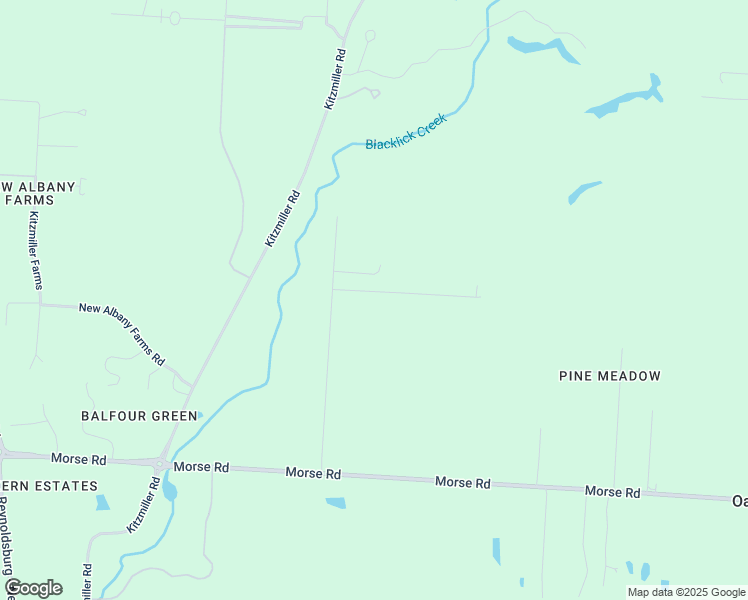 map of restaurants, bars, coffee shops, grocery stores, and more near 4124 Avis Road in New Albany