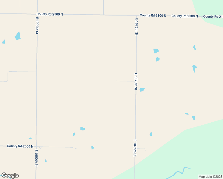 map of restaurants, bars, coffee shops, grocery stores, and more near 2053 East 1075th Street in Mendon