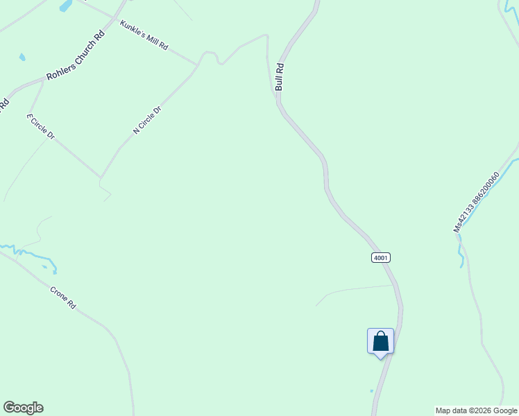 map of restaurants, bars, coffee shops, grocery stores, and more near 5718 Bull Road in Dover