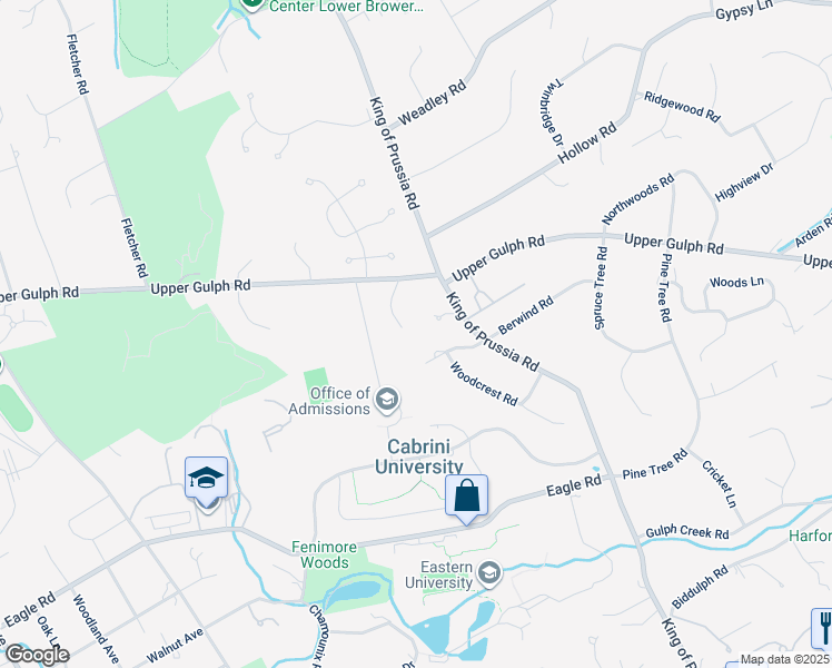 map of restaurants, bars, coffee shops, grocery stores, and more near 851 Tall Oaks Road in Wayne