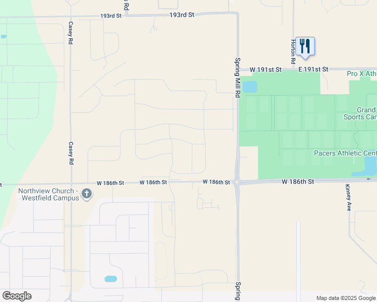 map of restaurants, bars, coffee shops, grocery stores, and more near 641 West 186th Street in Westfield