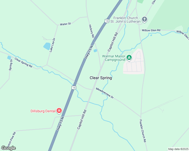 map of restaurants, bars, coffee shops, grocery stores, and more near 206 Capitol Hill Road in Dillsburg