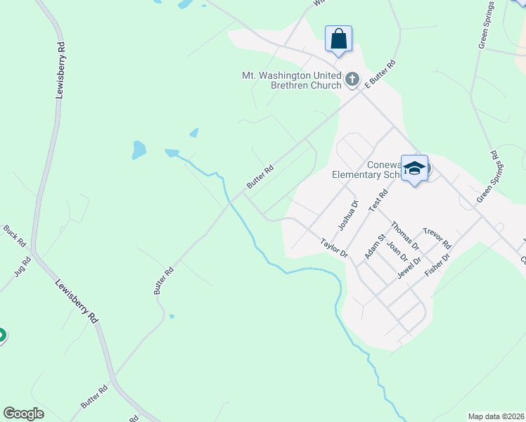 map of restaurants, bars, coffee shops, grocery stores, and more near 430 Taylor Drive in York