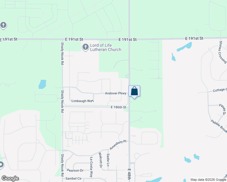 map of restaurants, bars, coffee shops, grocery stores, and more near 4817 Andover Parkway in Westfield