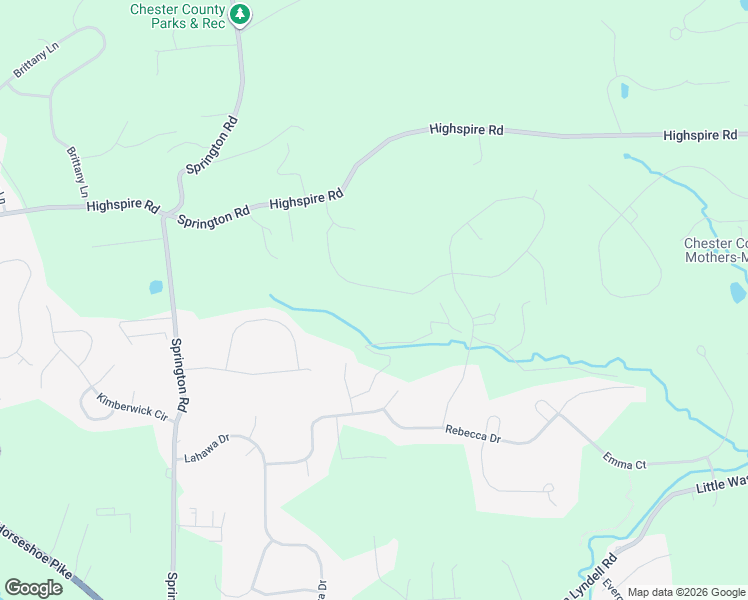 map of restaurants, bars, coffee shops, grocery stores, and more near 178 Patriot Lane in Chester County