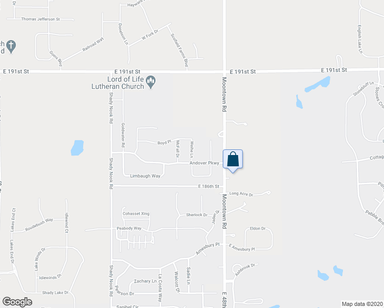 map of restaurants, bars, coffee shops, grocery stores, and more near Weihe Lane in Westfield