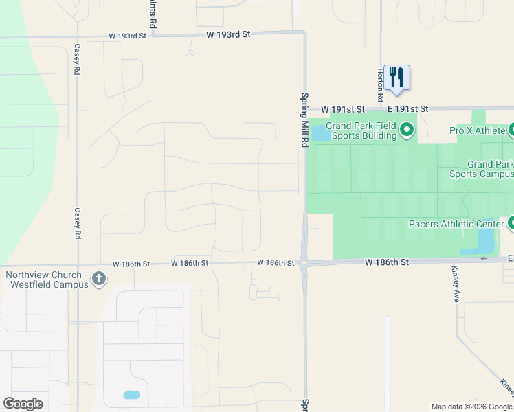 map of restaurants, bars, coffee shops, grocery stores, and more near 570 West 186th Street in Westfield