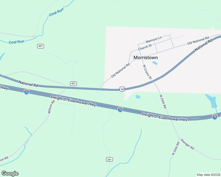 map of restaurants, bars, coffee shops, grocery stores, and more near 40060 National Road in Bethesda