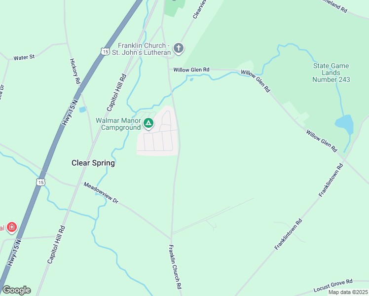map of restaurants, bars, coffee shops, grocery stores, and more near 339 Franklin Church Road in Dillsburg