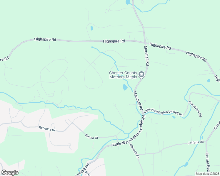 map of restaurants, bars, coffee shops, grocery stores, and more near 21 Emma Court in Downingtown