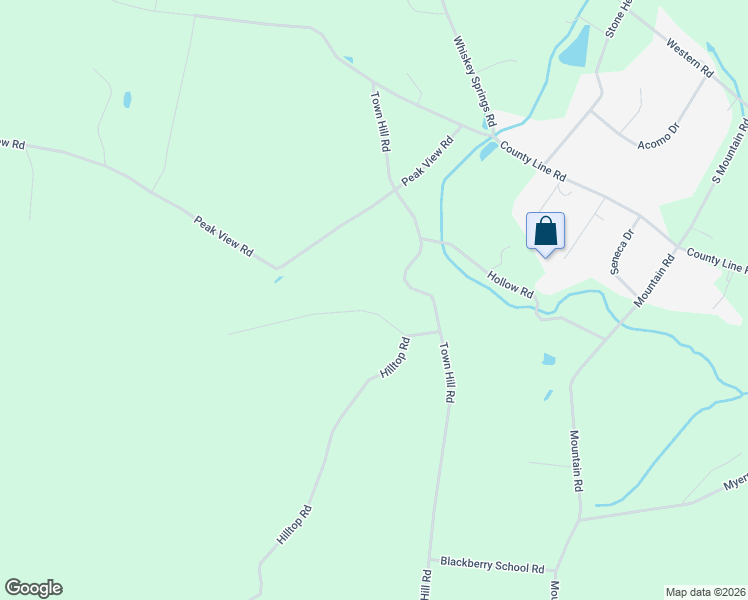 map of restaurants, bars, coffee shops, grocery stores, and more near 1700 Town Hill Road in York Springs