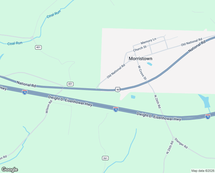 map of restaurants, bars, coffee shops, grocery stores, and more near 428 Main Street in Morristown