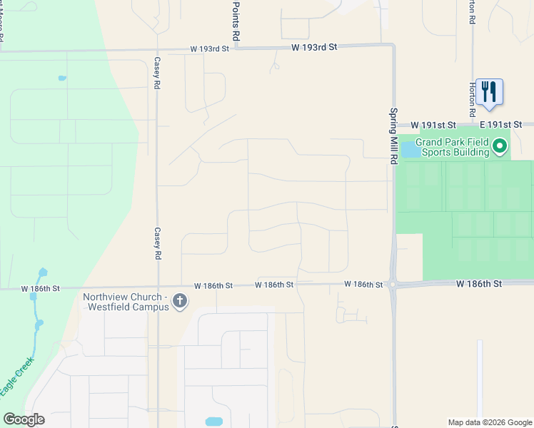 map of restaurants, bars, coffee shops, grocery stores, and more near 791 West 186th Street in Westfield