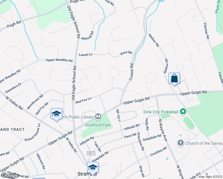 map of restaurants, bars, coffee shops, grocery stores, and more near 660 Kennedy Road in Wayne