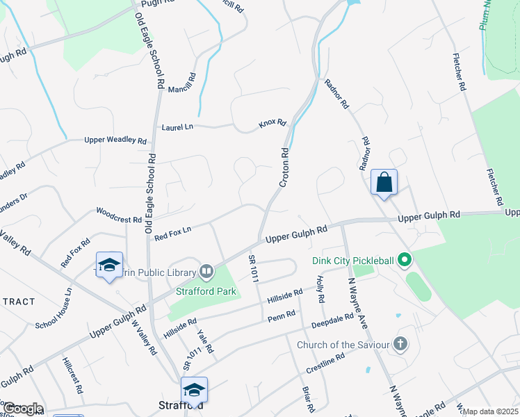 map of restaurants, bars, coffee shops, grocery stores, and more near 694 Kennedy Road in Wayne