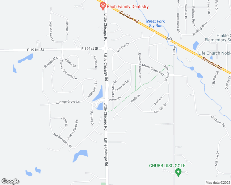 map of restaurants, bars, coffee shops, grocery stores, and more near 18760 Pilot Mills Drive in Noblesville