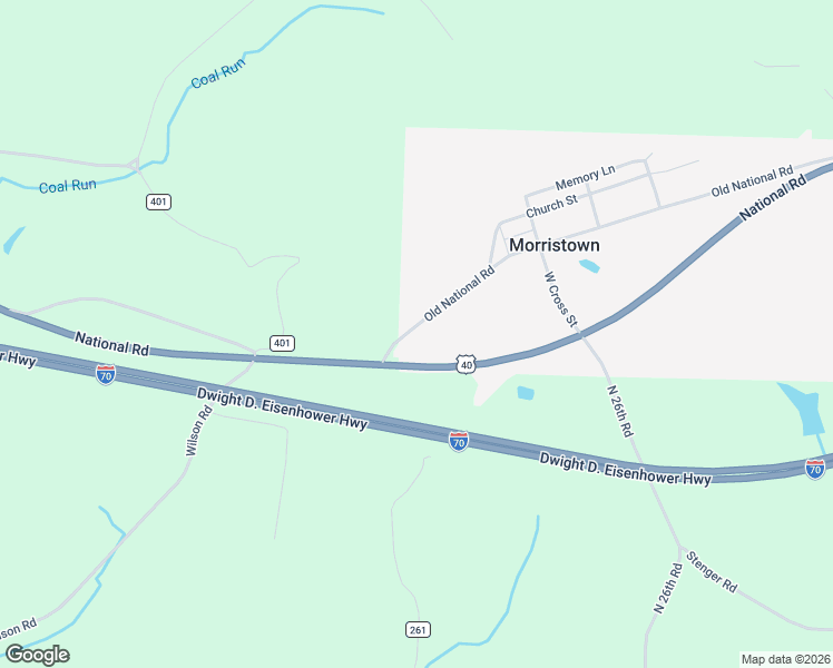 map of restaurants, bars, coffee shops, grocery stores, and more near 428 Main Street in Morristown