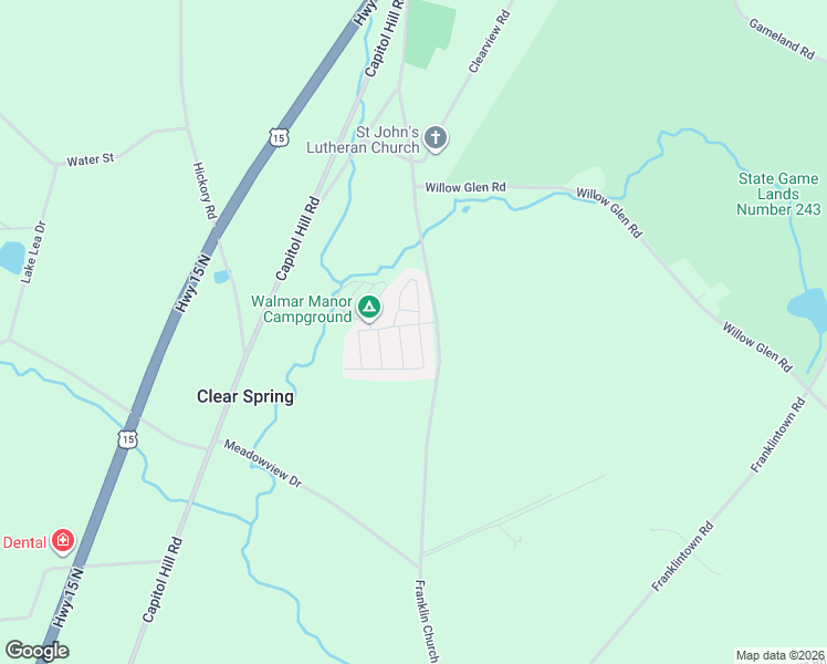 map of restaurants, bars, coffee shops, grocery stores, and more near 23 Walmar Manor in Dillsburg